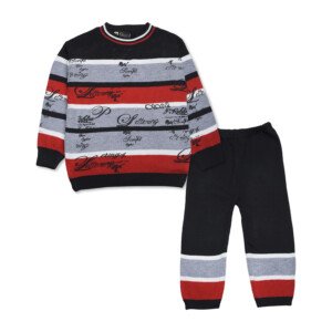 Printed Sweater & Bottom Set